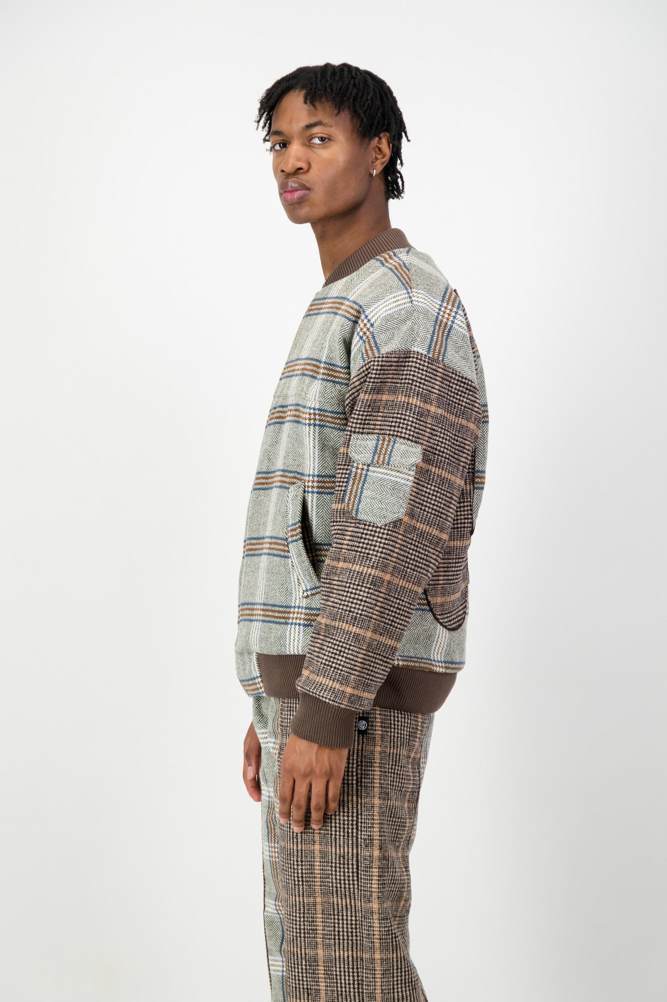 PANELED BOMBER JACKET