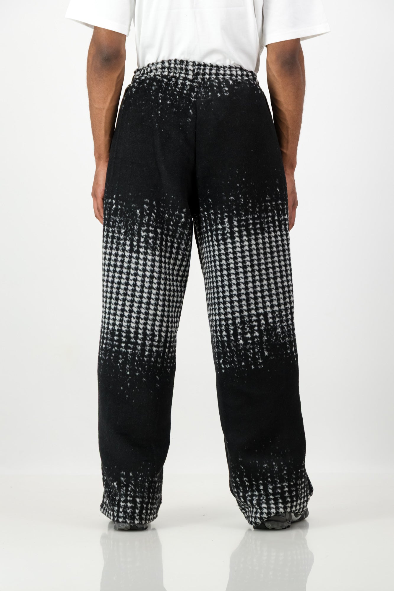 HOUNDSTOOTH PRINT PANTS