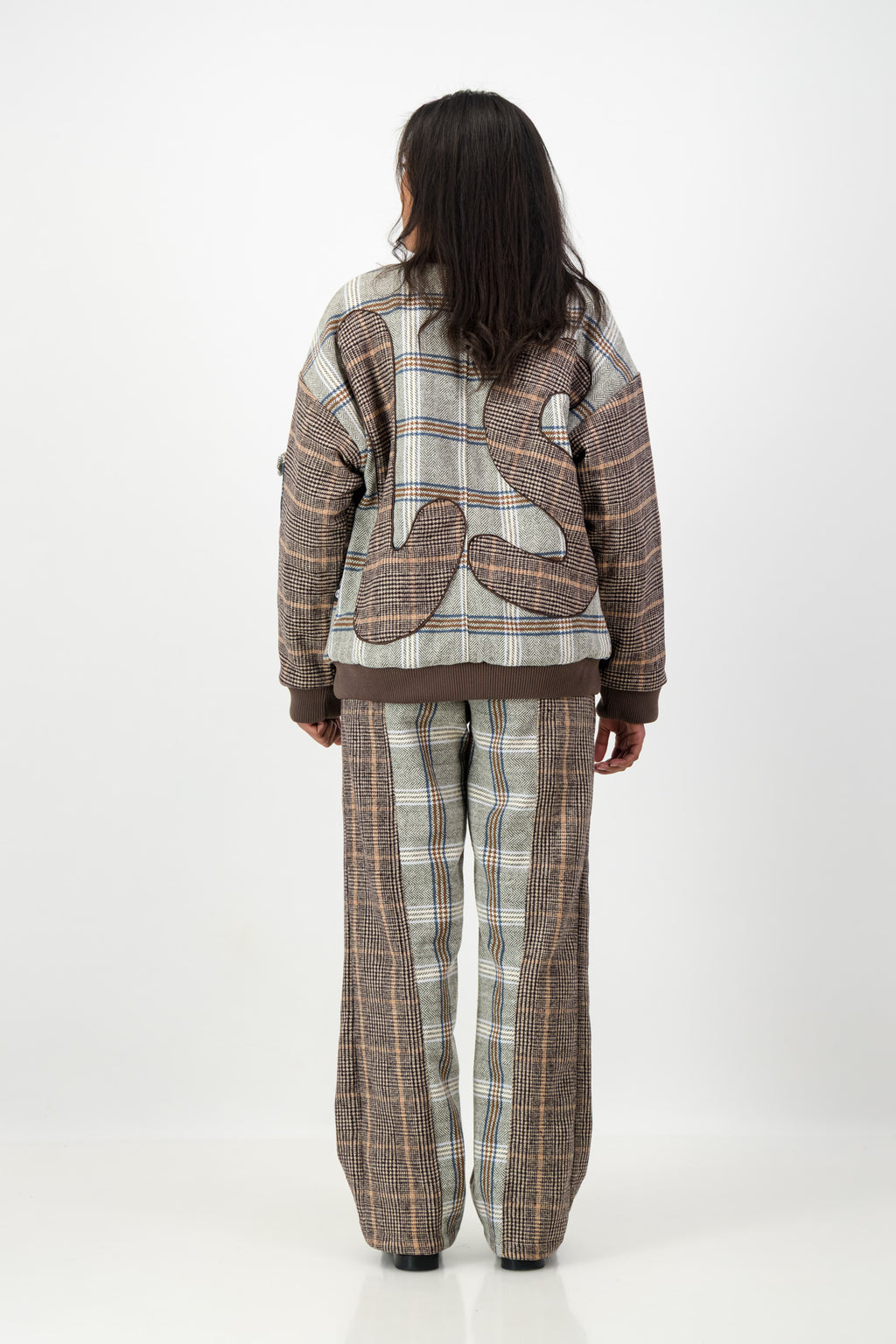 PANELED BOMBER JACKET