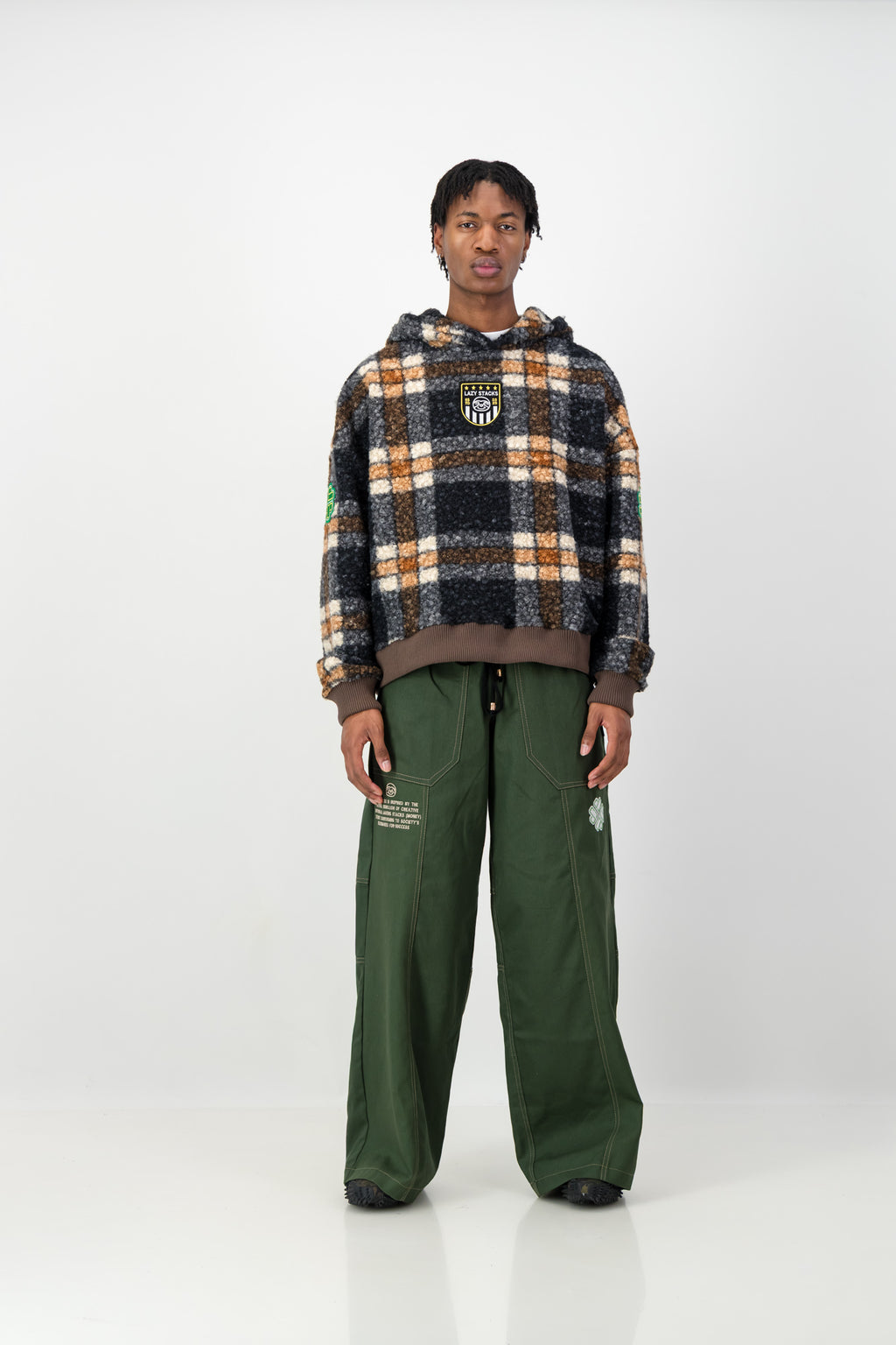 CHECKED HOODIE