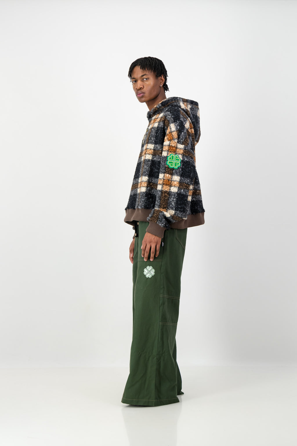CHECKED HOODIE