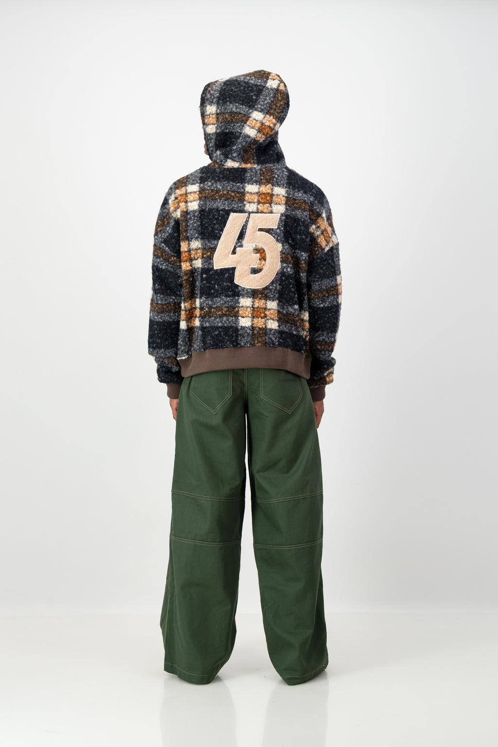 CHECKED HOODIE