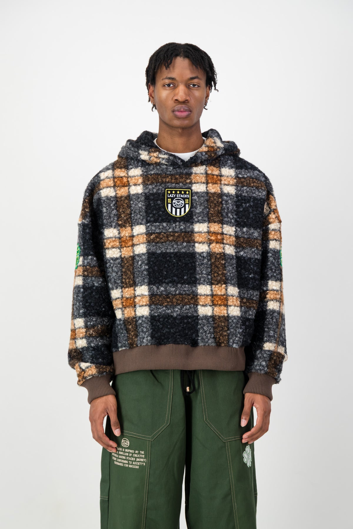 CHECKED HOODIE
