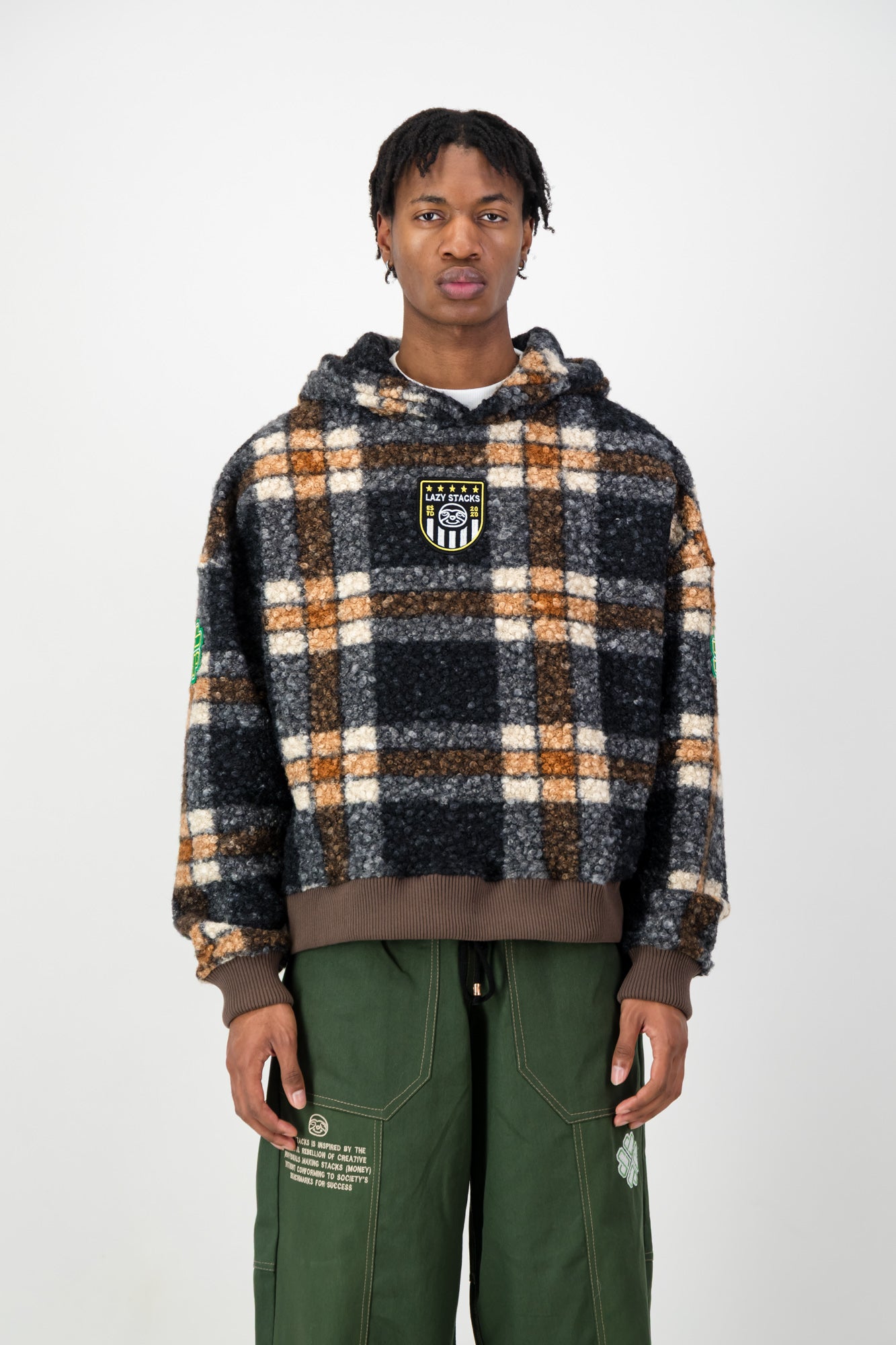 CHECKED HOODIE