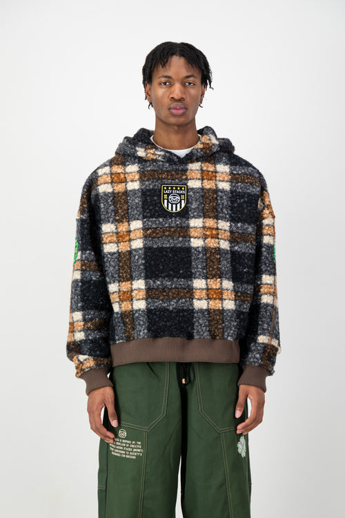 CHECKED HOODIE