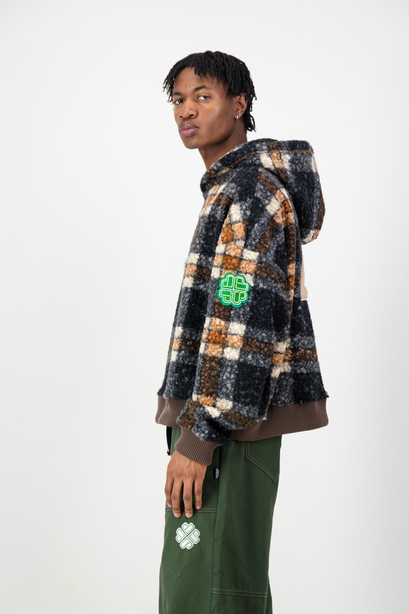 CHECKED HOODIE