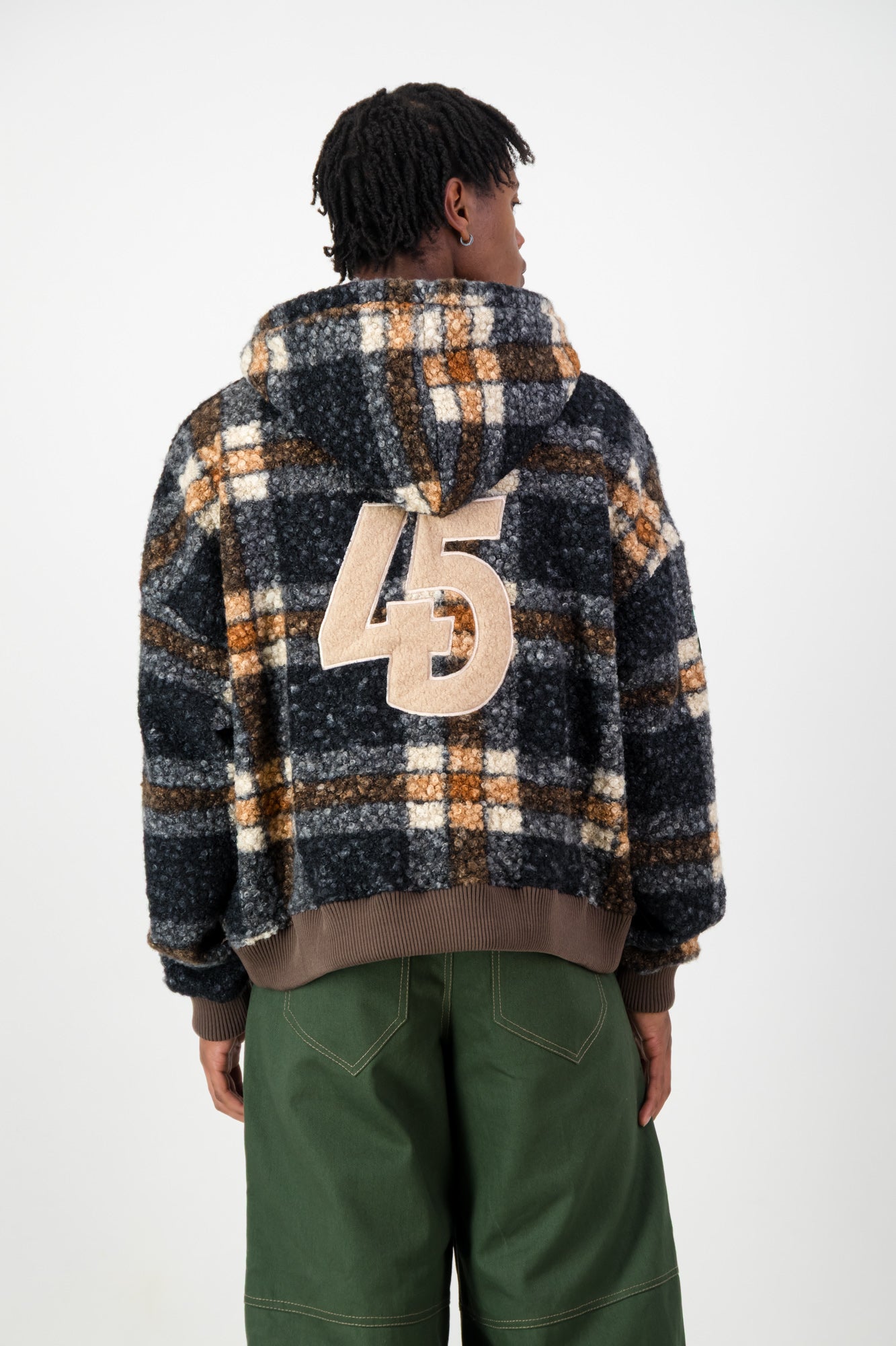 CHECKED HOODIE