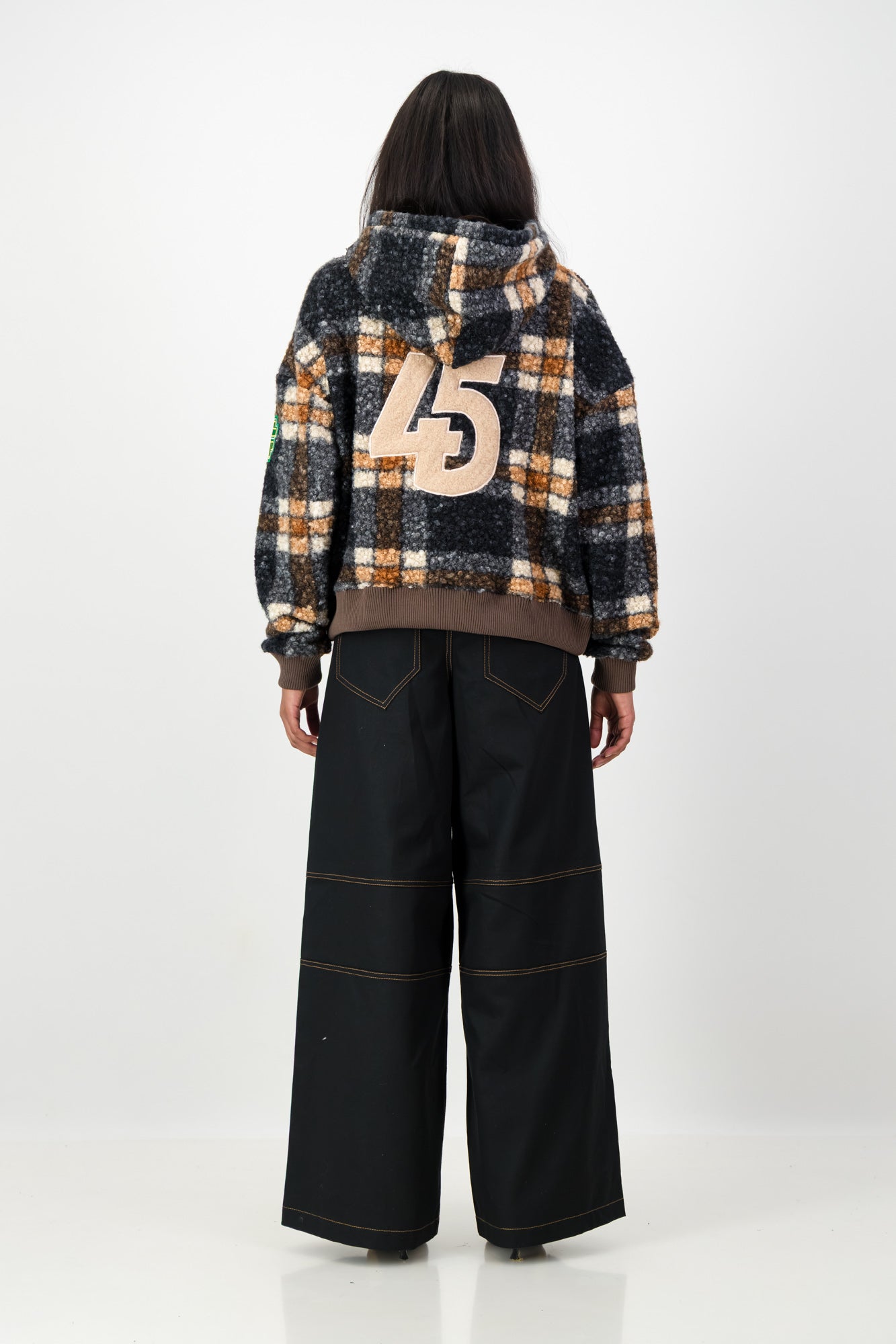 CHECKED HOODIE