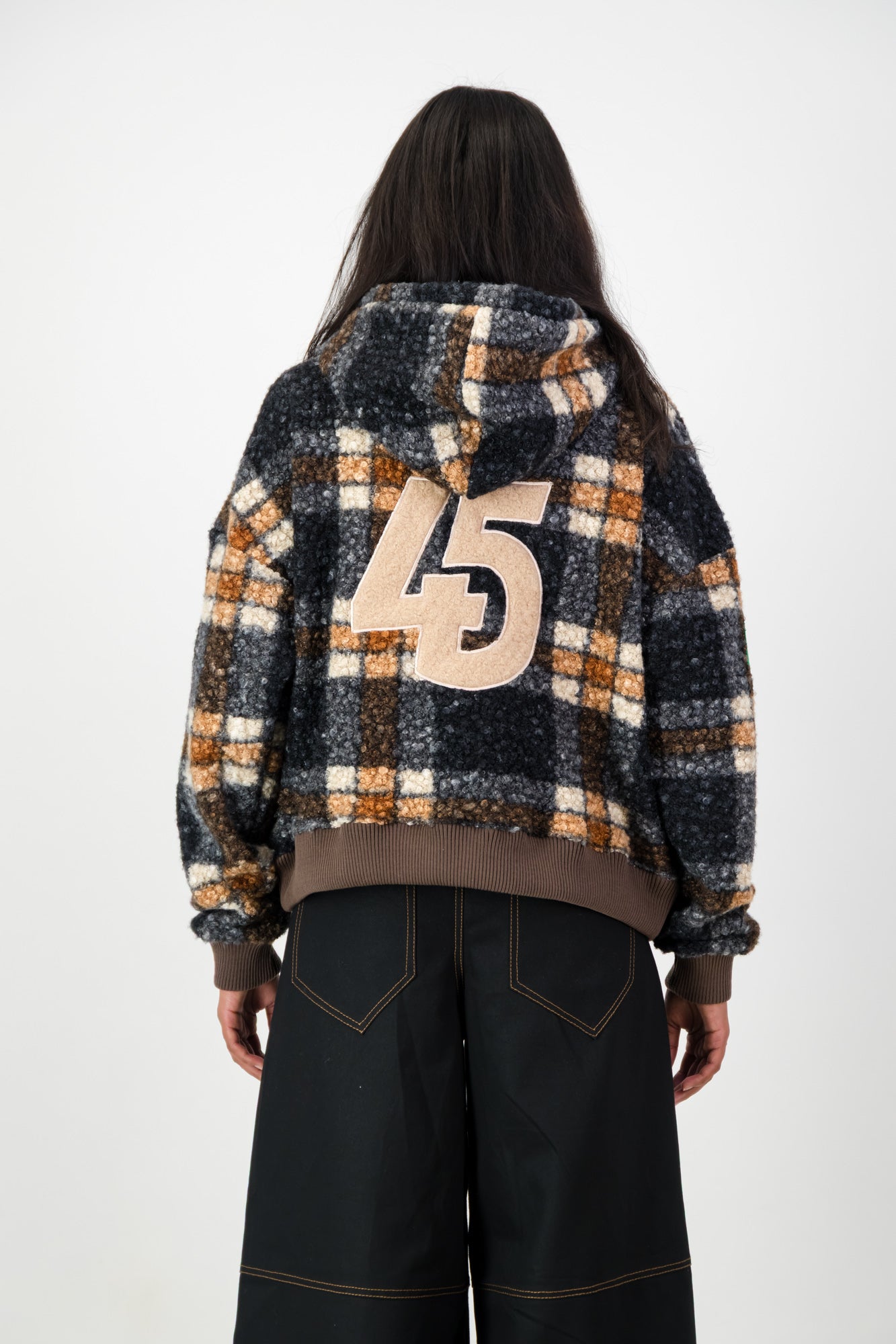 CHECKED HOODIE