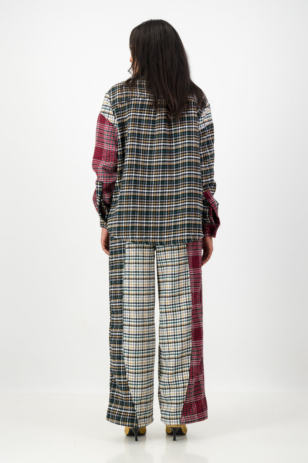 CURVE PANELED SHIRT JACKET