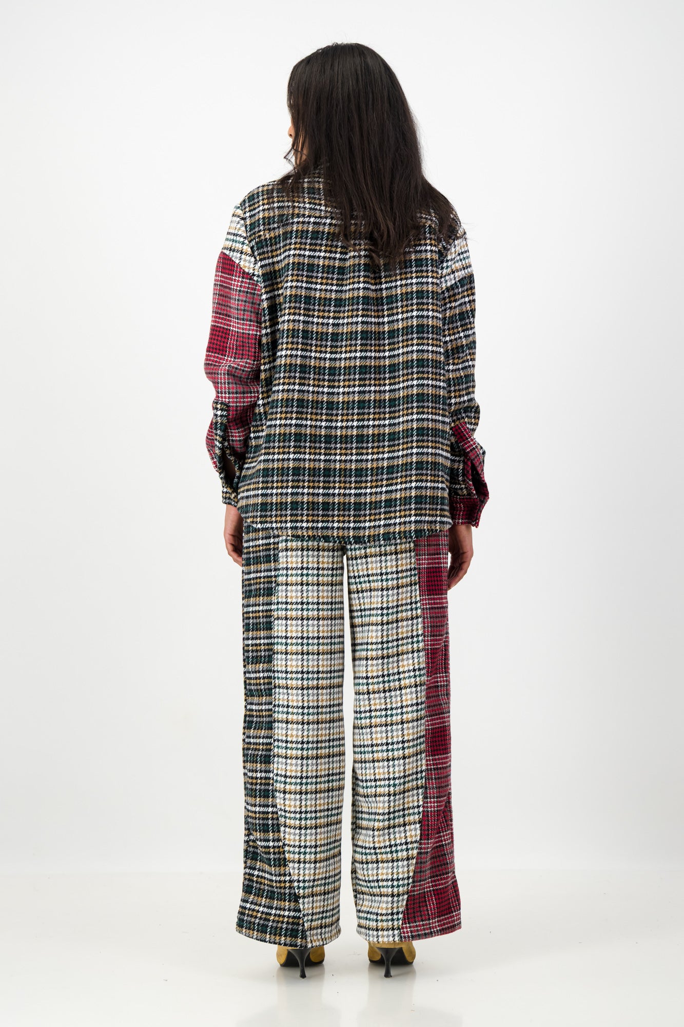 CURVE PANELED SHIRT JACKET