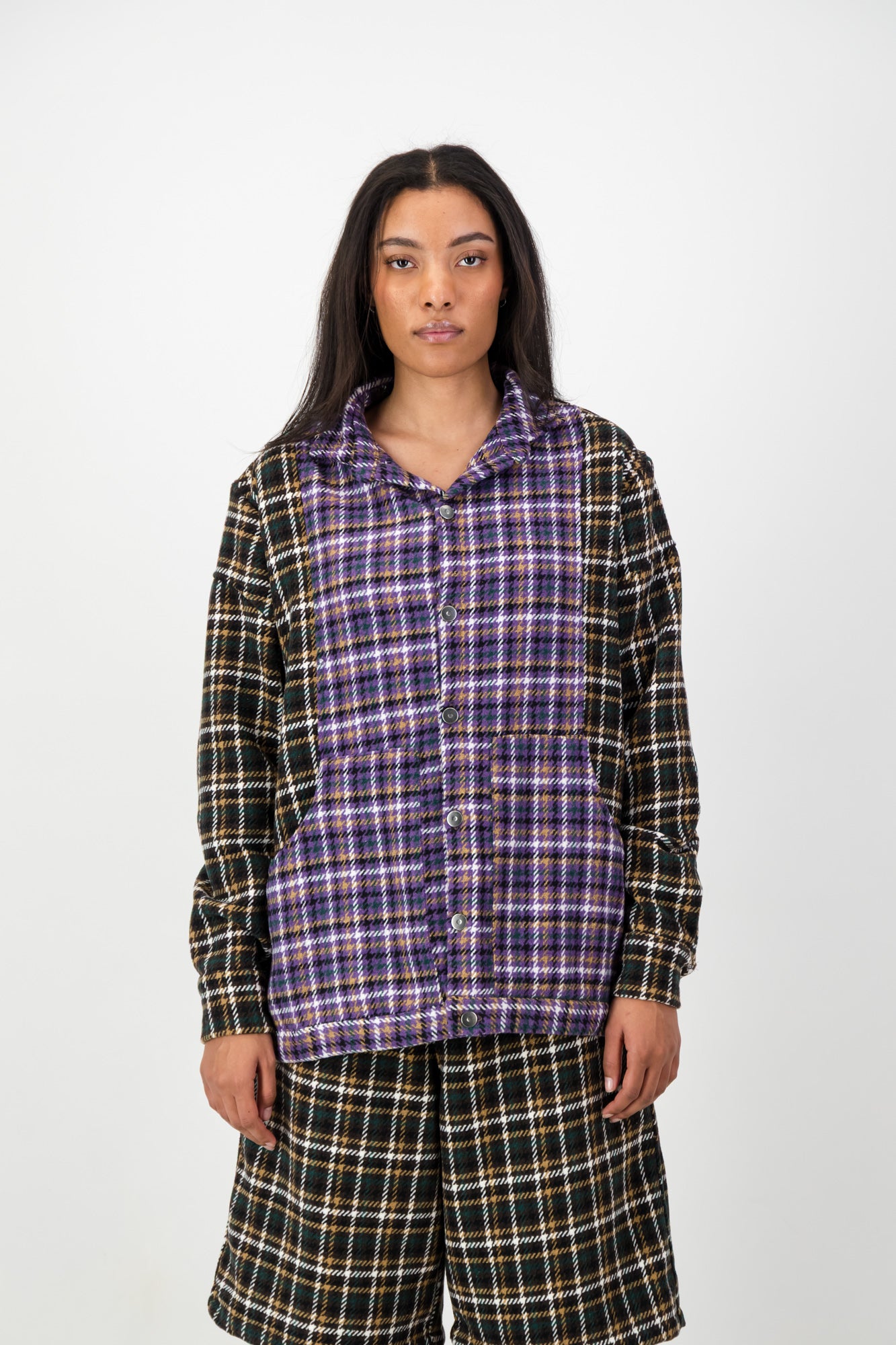 LAYERED SHIRT JACKET
