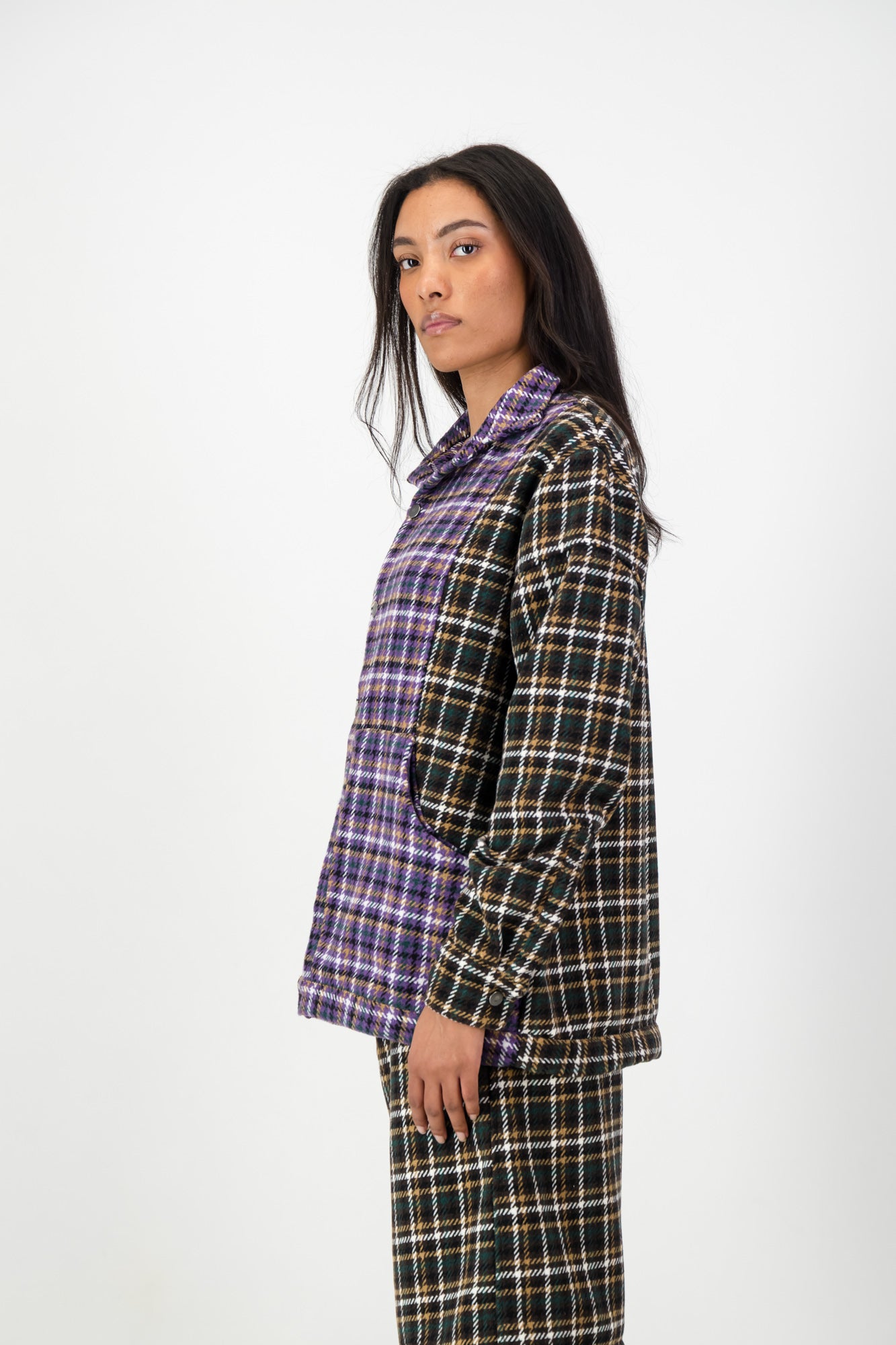 LAYERED SHIRT JACKET