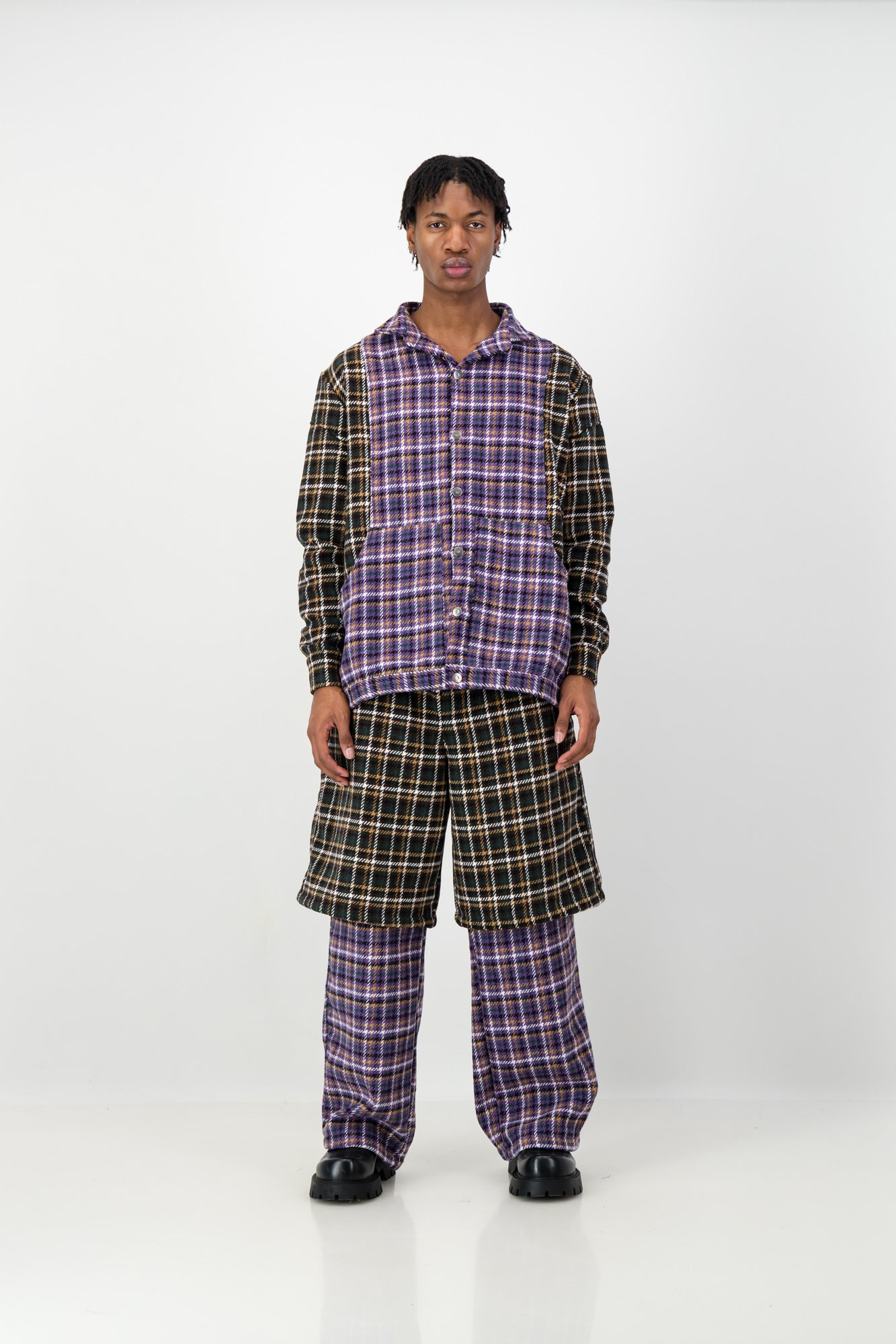 LAYERED SHIRT JACKET