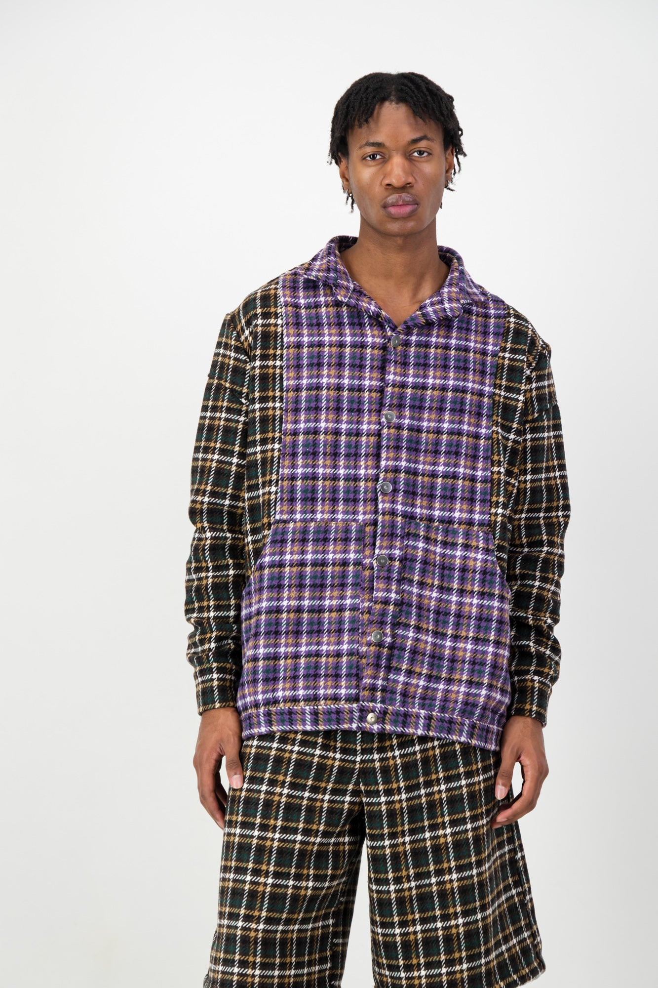 LAYERED SHIRT JACKET
