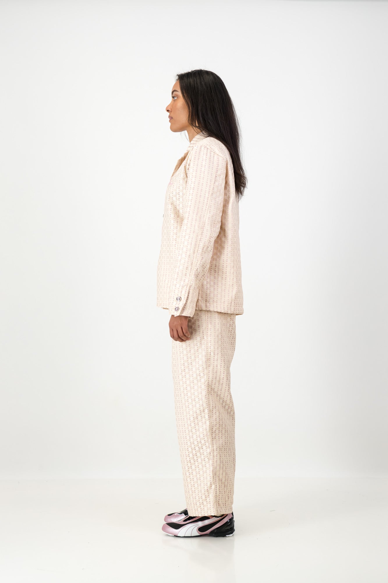 RELAXED JACQUARD PANTS