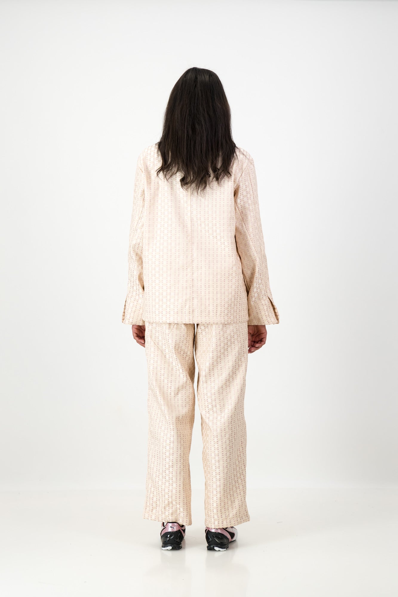 RELAXED JACQUARD PANTS
