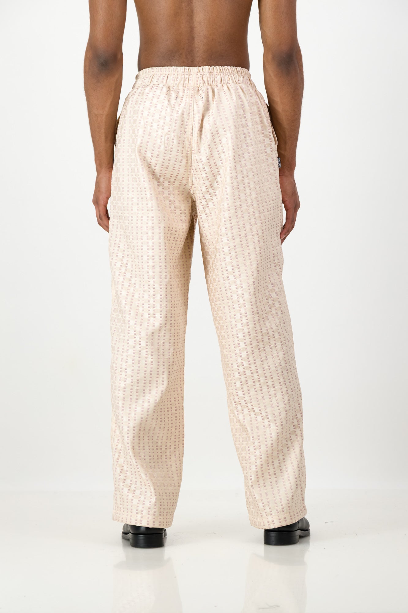 RELAXED JACQUARD PANTS