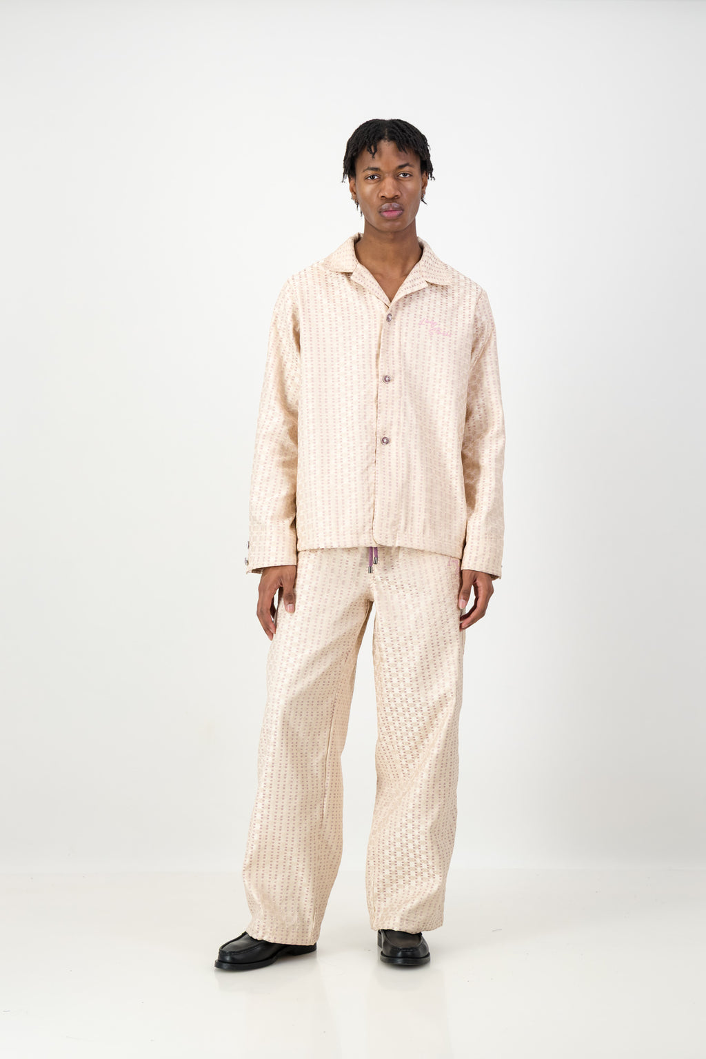 RELAXED JACQUARD PANTS