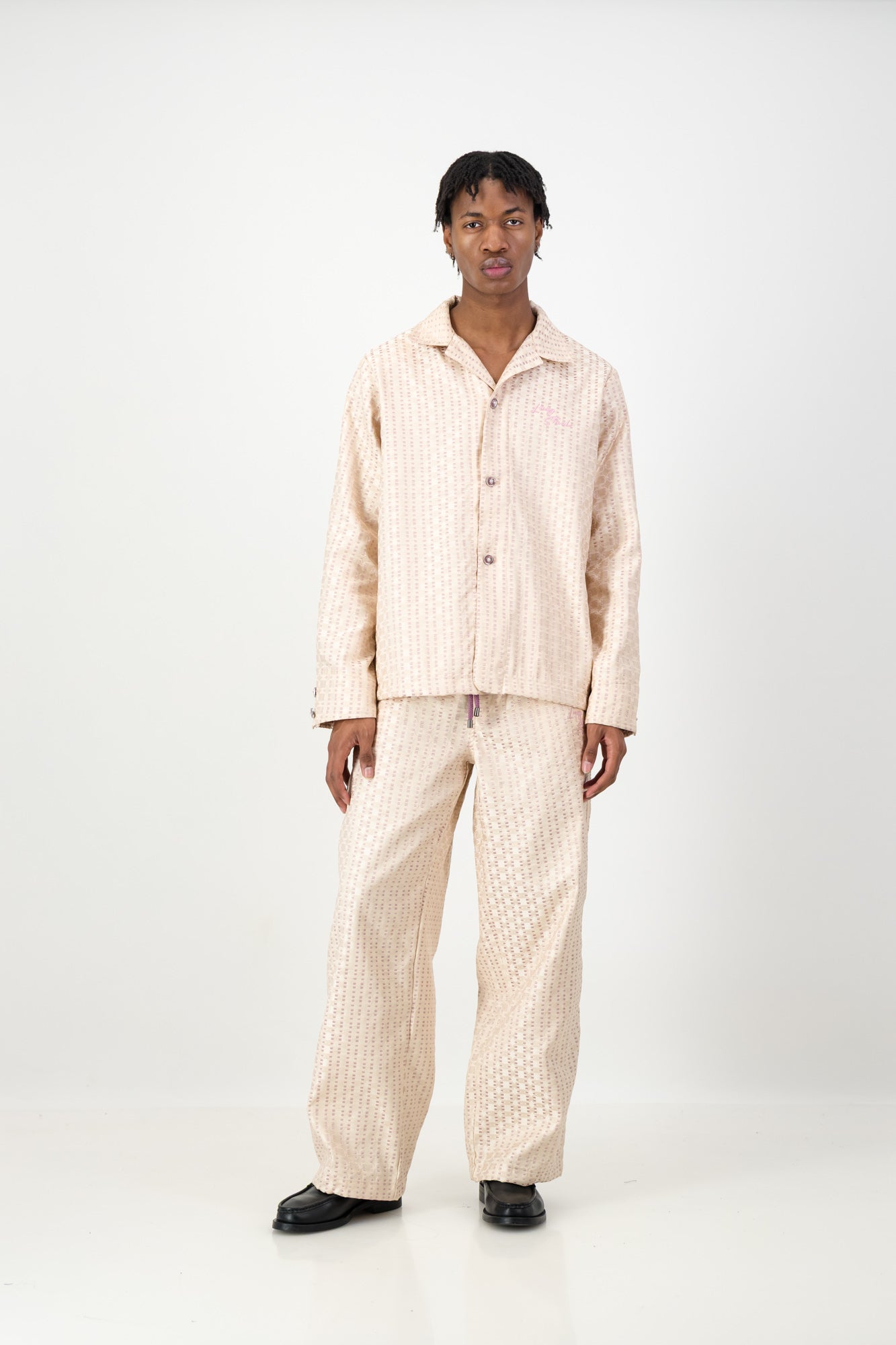 RELAXED JACQUARD PANTS