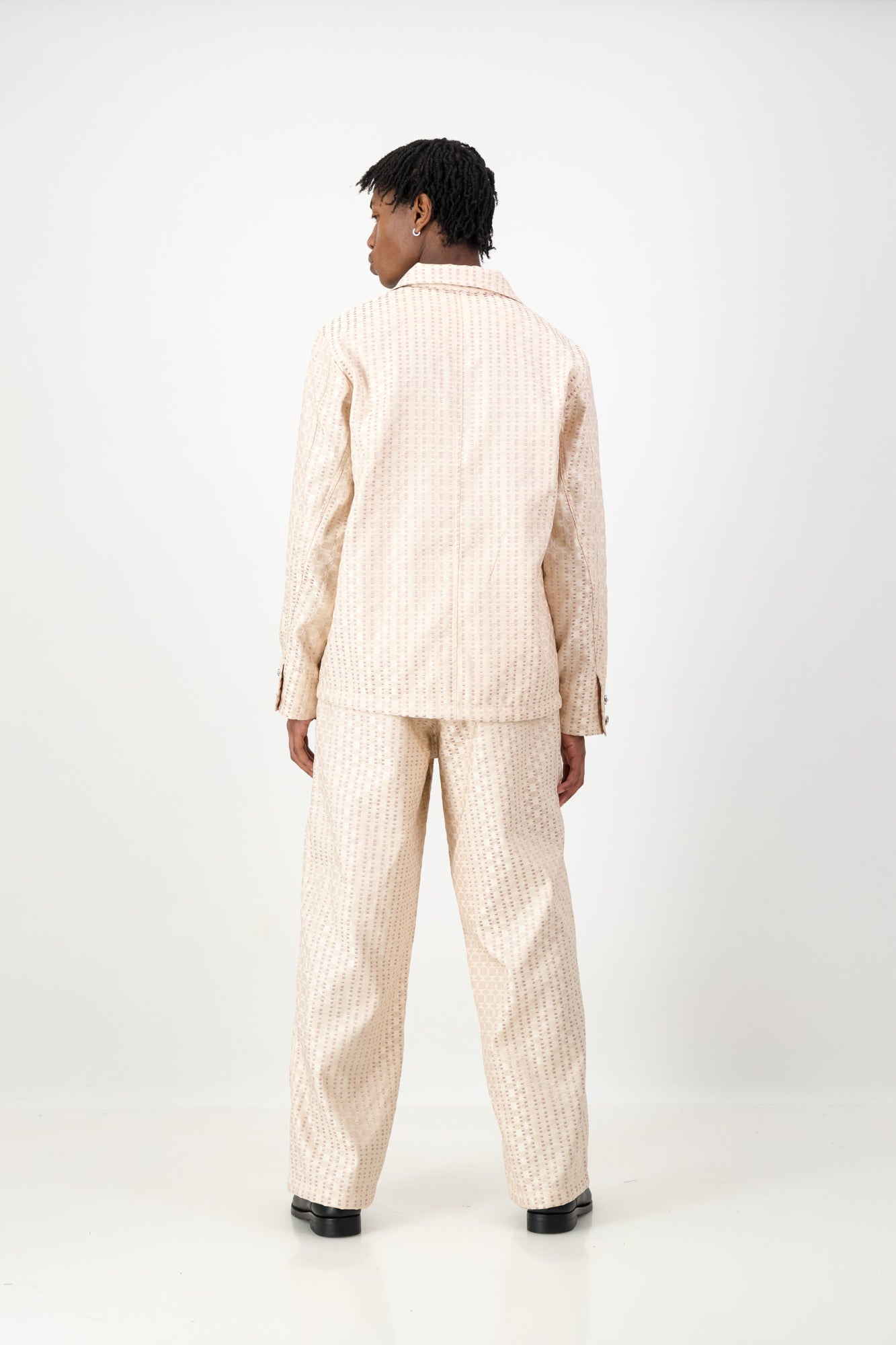 RELAXED JACQUARD PANTS